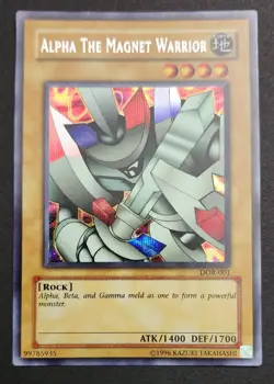 Duelist of the Roses Alpha the Magnet Warrior DOR-001 Unlimited NM Free Shipping - Image 1
