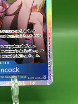 One Piece TCG - Boa Hancock PRERELEASE ENGLISH EB03-026 HEROINES SR - Near Mint - Image 2