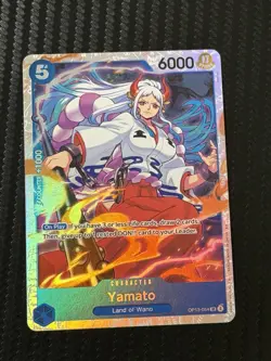 Yamato OP13-054 SR NM – Carrying On His Will – ONE PIECE Card Game English - Image 1