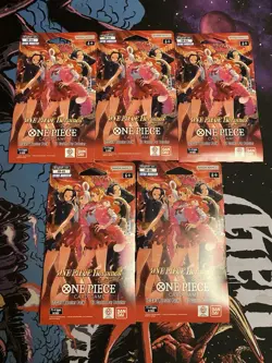 One Piece TCG Heroines Edition EB-03 Sleeved Booster Packs Lot of 5 Sealed - Image 1