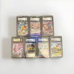Pokemon CGC Graded Lot of 7 Slabs Cards Eevee & Evolutions Pristine, Umbreon - Image 1