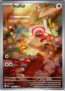 Stufful 154/132 ME01: Mega Evolution - Pokemon Card - NM - Image 1
