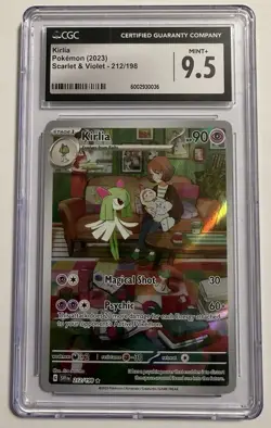 Pokemon Graded Card Lot of 6 - Persian, Gengar, Kirlia, Raichu, Charizard EX - Image 3