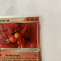 Pokemon TCG Magmar EX Ruby and Sapphire Holo Ultra Rare Card 100/109 - Image 5