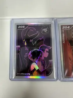 Afterparty Limited Run Games Silver Trading Card #204 #205 New No Creases Tears - Image 3