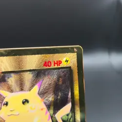 Pikachu Gold Metal Card 58/102 - Pokemon TCG Celebrations 25th Anniversary - NM - Image 4