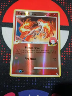 Rapidash 47/111 Rising Rivals Reverse Holo Pokemon TCG Card -R1 - Image 1