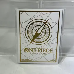 One Piece Card Game Official Limited Promo Sleeves (Standard Gold) (10-Pack) #ML - Image 1