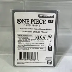 One Piece Card Game Official Limited Promo Sleeves (Standard Gold) (10-Pack) #ML - Image 2
