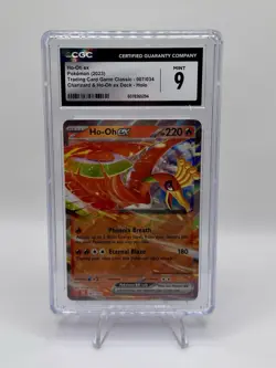 Pokemon TCG Ho-Oh EX Holo Rare Card 007/034 2023 CLC Classic Collection CGC 9 - Image 1