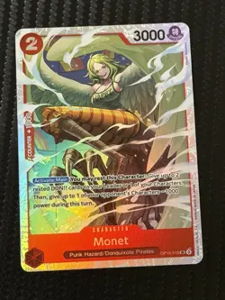 One Piece Card Game ROYAL BLOOD MONET SR OP10-016 ENGLISH CCG - Image 1