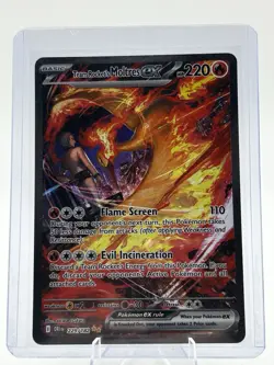 Pokemon TCG Team Rockets Moltres EX Holo Card 229/182 Sir Destined Rivals - Image 1