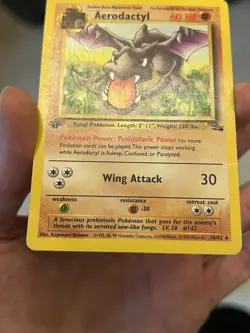 Pokemon TCG 1st Edition Fossil Mixed Card Lot Dragonite 19/62 Articuno 17/62 HP - Image 4