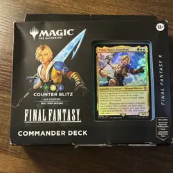 Magic: The Gathering Final Fantasy X Commander Deck Tidus Yuna Foil Booster - Image 1