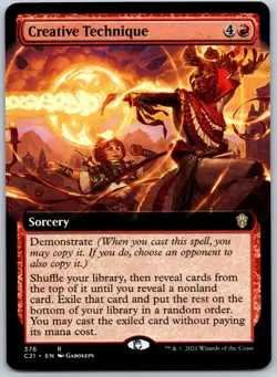 Creative Technique (Extended Art) R Commander 2021 376 NM - Image 1