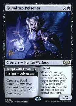 Gumdrop Poisoner // Tempt with Treats - Foil - Prerelease Promo NM, English MTG - Image 1