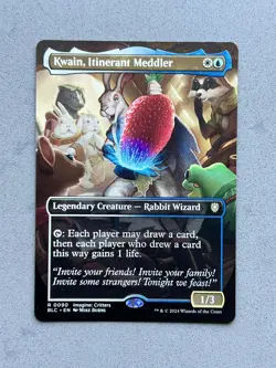 MTG Kwain Itinerant Meddler #90 Extended Art Bloomburrow (BLC) R 0090 - NM - Image 1