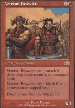 1 x Veteran Brawlers - Prophecy - Moderate Play - MTG - Image 1