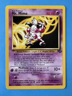 Mr. Mime - 22/64 Jungle Set - Pokemon TCG - 1999 Non-Holo - Image 1