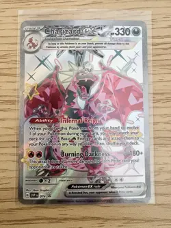 Pokemon TCG - Charizard ex SVP 074 - Black Star Promo - Holo Full Art NM - Image 1