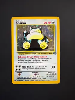 Snorlax 11/64 Pokemon Jungle Unlimited Holo Rare Lightly Played (LP) 1999 - Image 1