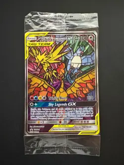 Moltres & Zapdos & Articuno GX Tag Team (SEALED) SM210 Hidden Fates ETB Promo FA - Image 1