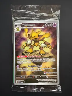 Alakazam (SEALED) 009 Pokemon Center Mega Evolutions Elite Trainer Box Promo NM - Image 1