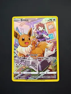 Eevee TG11/TG30 Pokemon Brilliant Stars Trainer Gallery Holo Near Mint (NM) - Image 1