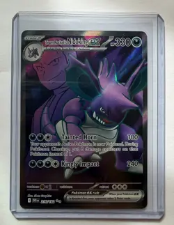 Pokemon TCG Team Rockets Nidoking EX 216/182 Destined Rivals Ultra Rare MINT - Image 2