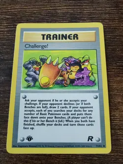 Challenge! 74/82 1st Edition Team Rocket Non Holo Pokemon - Image 1