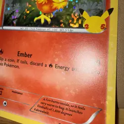 Torchic 11/25 HOLO BLEED McDonald's 25th Anniversary Promo 2021 Pokemon TCG NM - Image 3