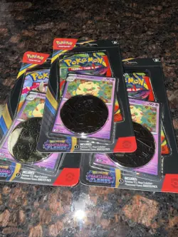 Pokemon Phantasmal Flames Single Pack Booster Blister Set (lot of 3) - Image 1