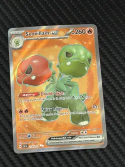 Pokemon TCG Scovillain EX 216/191 Surging Sparks Ultra Rare NM - Image 1