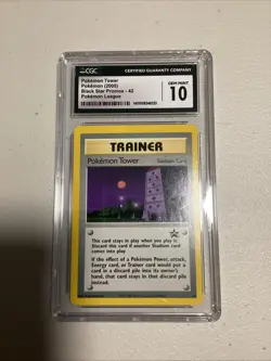 POKEMON TOWER - CGC 10 - BLACK STAR PROMOS - POKEMON - GEM MINT - Image 1