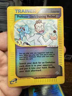 Pokemon Professor Elm's Training Method 148/165 Expedition Base Set Reverse Holo - Image 1