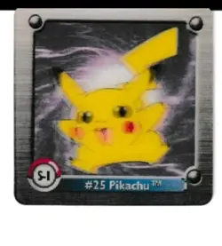 VERY RARE! 1999 artbox pokemon action flipz series one pikachu s-1 mint - Image 1