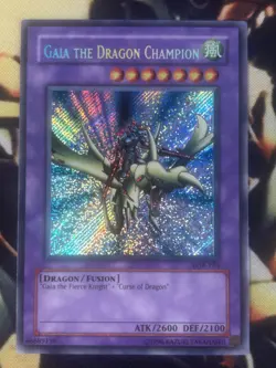 Yugioh: Gaia The Dragon Champion - LOB-125 - Secret Rare - Unlimited - NM - Image 1