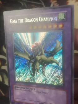 Yugioh: Gaia The Dragon Champion - LOB-125 - Secret Rare - Unlimited - NM - Image 3