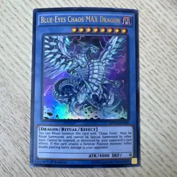 Yugioh Blue-Eyes Chaos MAX Dragon MVP1-ENS04 Secret Rare 1st Ed NM - Image 1