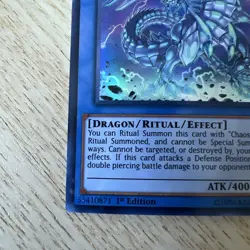 Yugioh Blue-Eyes Chaos MAX Dragon MVP1-ENS04 Secret Rare 1st Ed NM - Image 4