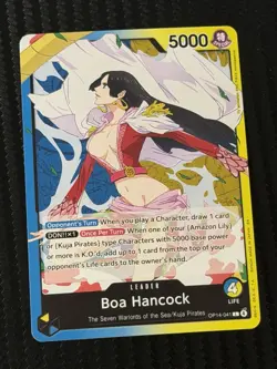 Boa Hancock L The Azure Sea's Seven OP14-041 English NM "One Piece" - Image 1