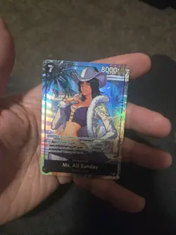 Ms. All Sunday (Alternate Art) OP14-084 The Azure Sea's Seven Foil - Image 1