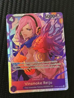 Vinsmoke Reiju OP06-069 One Piece TCG Super Rare NM Wings of the Captain - Image 1
