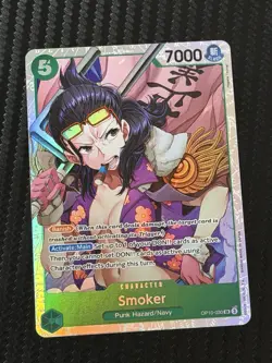 One Piece TCG Royal Blood Smoker #OP10-030 SR Super Rare Foil English - Image 1