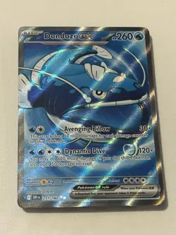 Pokemon TCG Dondozo EX 211/182 Destined Rivals Full Art Ultra Rare Card - Image 1