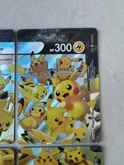 Pikachu V Union Full Set SWSH139 SWSH140 SWSH141 SWSH142 Promo Pokemon Cards TCG - Image 3