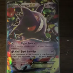 Pokemon Gengar EX 34/119 Ultra Rare Holo XY Phantom Forces Card - Image 1