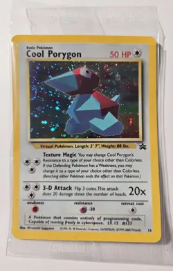 Pokemon TCG Card - Cool Porygon Promo Black Star #15 (NEW, SEALED!!) - Image 3