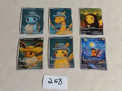 6 Pokemon x Van Gogh Black Star Promo ACG Art Card - read description - Image 1