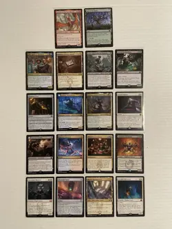 Magic The Gathering: English Mixed Sets Rares And Mythics (18 Card Lot) 👀🔥 - Image 1
